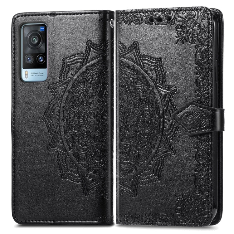 Mandala Flower Embossed Horizontal Flip Leather Case with Bracket / Card Slot / Wallet / Lanyard, For vivo X60, For Google Pixel 5A, For OPPO Reno5 Pro, For OPPO A93 5G, For LG Stylo 7