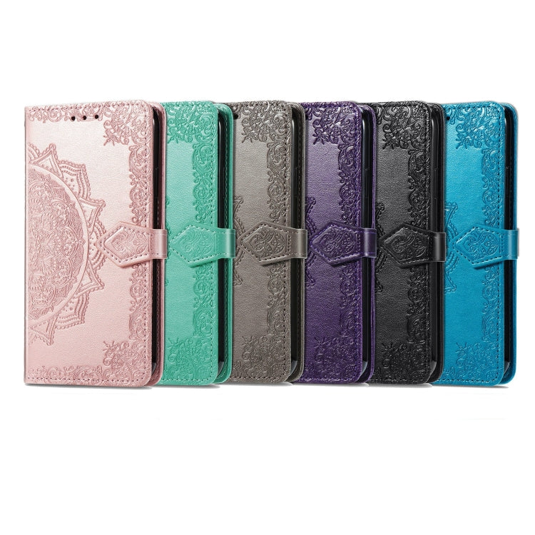 Mandala Flower Embossed Horizontal Flip Leather Case with Bracket / Card Slot / Wallet / Lanyard, For vivo X60, For Google Pixel 5A, For OPPO Reno5 Pro, For OPPO A93 5G, For LG Stylo 7