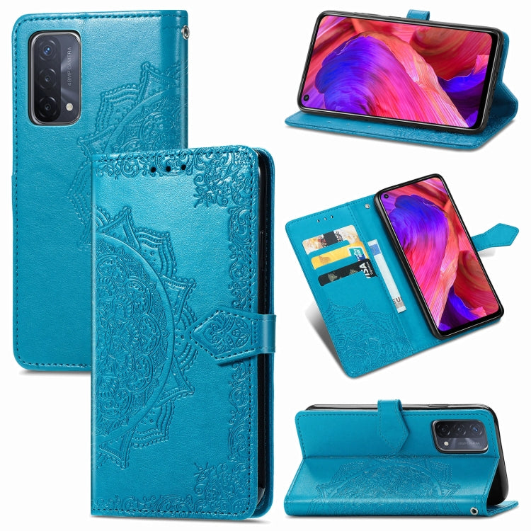 Mandala Flower Embossed Horizontal Flip Leather Case with Bracket / Card Slot / Wallet / Lanyard, For vivo X60, For Google Pixel 5A, For OPPO Reno5 Pro, For OPPO A93 5G, For LG Stylo 7