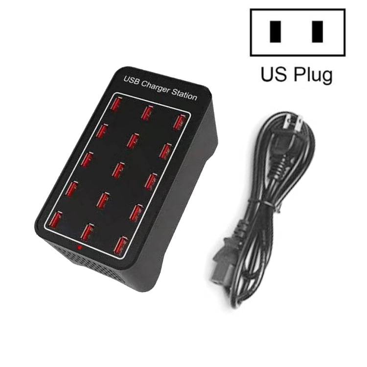 XLD-A7 100W 15 USB Ports Fast Charger Station Smart Charger, AC 100-240V, 100W 15 USB Ports EU Plug, 100W 15 USB Ports US Plug, 100W 15 USB Ports AU Plug, 100W 15 USB Ports UK Plug