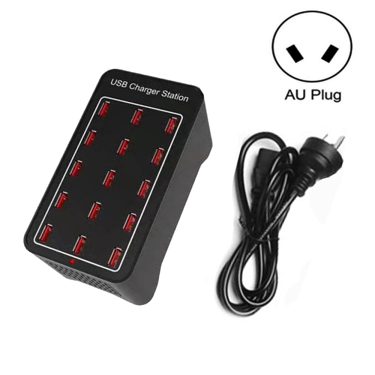 XLD-A7 100W 15 USB Ports Fast Charger Station Smart Charger, AC 100-240V, 100W 15 USB Ports EU Plug, 100W 15 USB Ports US Plug, 100W 15 USB Ports AU Plug, 100W 15 USB Ports UK Plug