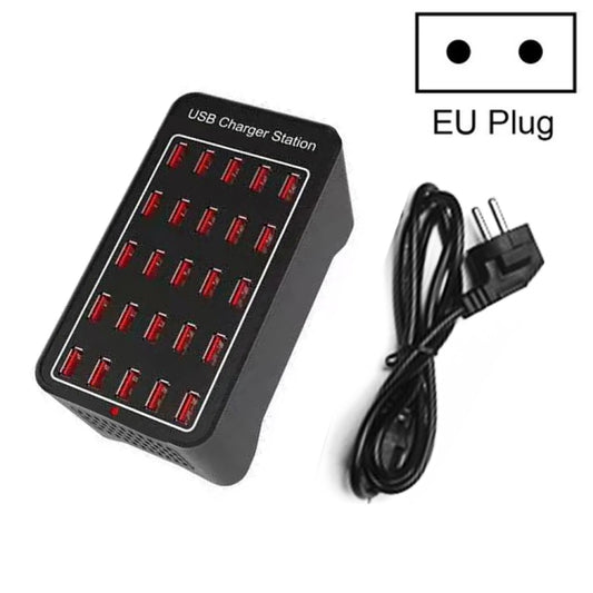 150W 25 USB Ports Fast Charger Station Smart Charger, AC 110-240V, 150W 25 USB Ports EU Plug, 150W 25 USB Ports US Plug, 150W 25 USB Ports AU Plug, 150W 25 USB Ports UK Plug