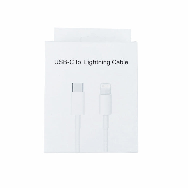 XJ-61 12W USB-C / Type-C to 8 Pin PD Fast Charging Cable, 1m, 1.5m, 2m