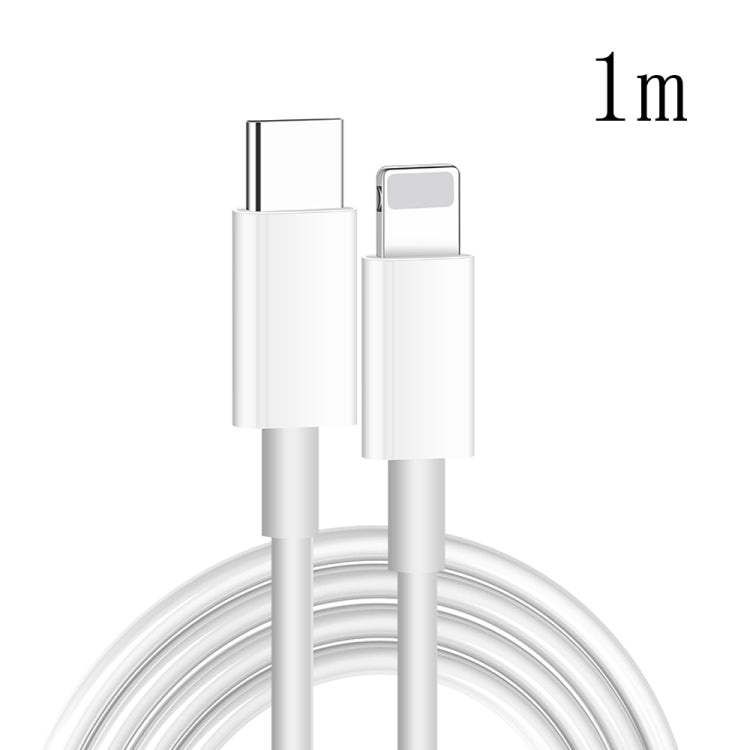 XJ-61 12W USB-C / Type-C to 8 Pin PD Fast Charging Cable, 1m, 1.5m, 2m