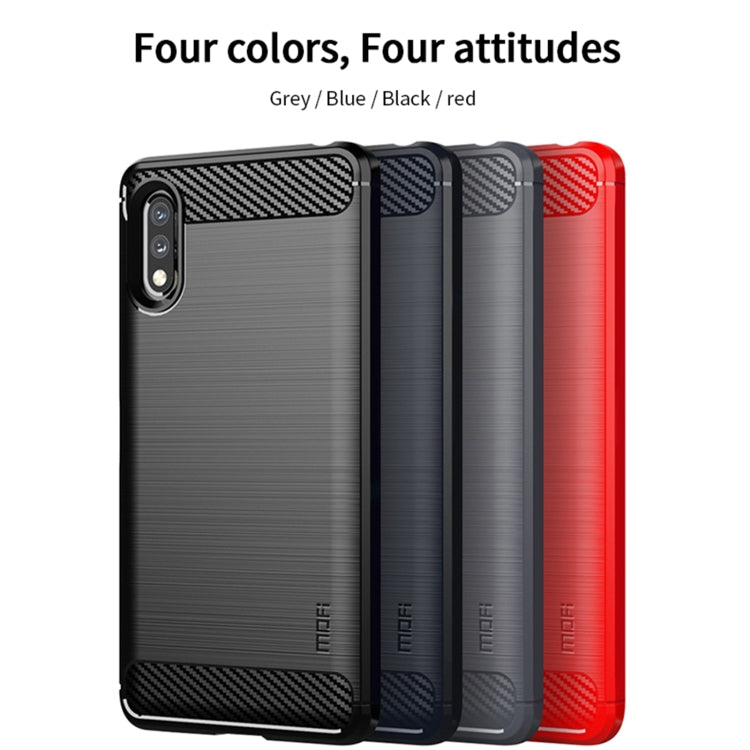 MOFI Gentleness Series Brushed Texture Carbon Fiber Soft TPU Case, For Sony Xperia ACE ll, For Sony Xperia 1 lll, For SONY Xperia ACE ll