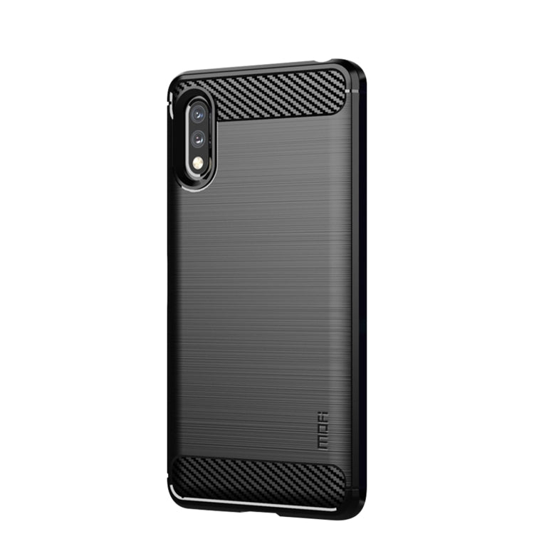 MOFI Gentleness Series Brushed Texture Carbon Fiber Soft TPU Case, For Sony Xperia ACE ll, For Sony Xperia 1 lll, For SONY Xperia ACE ll