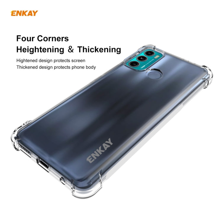 ENKAY Hat-Prince Clear TPU Shockproof Case Soft Anti-slip Cover, For Motorola Moto G60 / G40 Fusion, For Motorola Moto G50, For OnePlus 9R, For Sony Xperia 5 III, For Sony Xperia 10 III, For Honor Play 20, For Xiaomi Mi 11 Pro, For Xiaomi Mi 11 Lite 5G