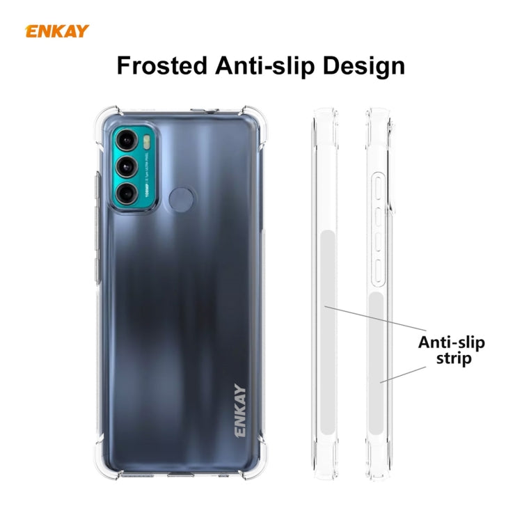 ENKAY Hat-Prince Clear TPU Shockproof Case Soft Anti-slip Cover, For Motorola Moto G60 / G40 Fusion, For Motorola Moto G50, For OnePlus 9R, For Sony Xperia 5 III, For Sony Xperia 10 III, For Honor Play 20, For Xiaomi Mi 11 Pro, For Xiaomi Mi 11 Lite 5G