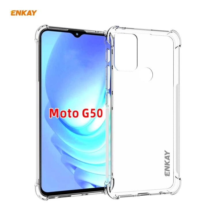 ENKAY Hat-Prince Clear TPU Shockproof Case Soft Anti-slip Cover, For Motorola Moto G60 / G40 Fusion, For Motorola Moto G50, For OnePlus 9R, For Sony Xperia 5 III, For Sony Xperia 10 III, For Honor Play 20, For Xiaomi Mi 11 Pro, For Xiaomi Mi 11 Lite 5G