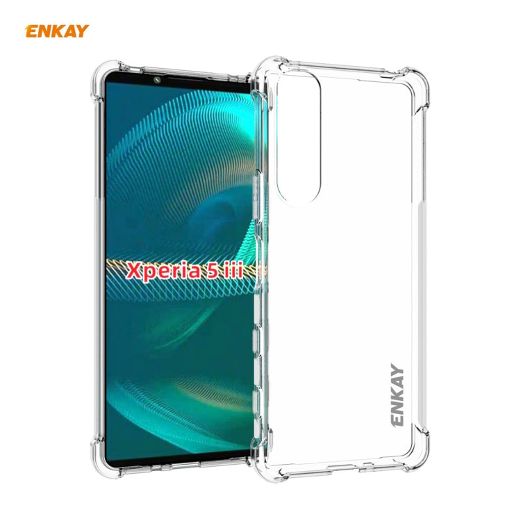 ENKAY Hat-Prince Clear TPU Shockproof Case Soft Anti-slip Cover, For Motorola Moto G60 / G40 Fusion, For Motorola Moto G50, For OnePlus 9R, For Sony Xperia 5 III, For Sony Xperia 10 III, For Honor Play 20, For Xiaomi Mi 11 Pro, For Xiaomi Mi 11 Lite 5G