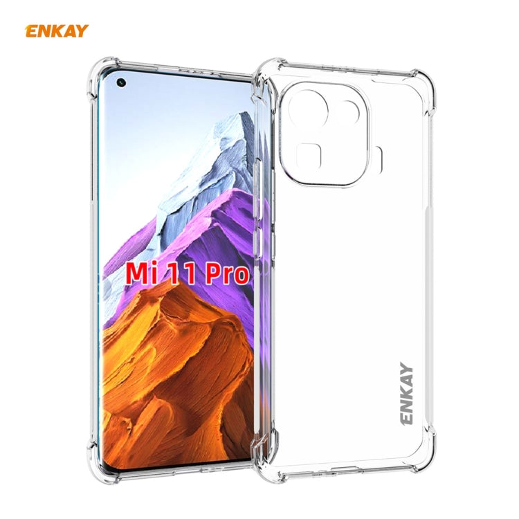 ENKAY Hat-Prince Clear TPU Shockproof Case Soft Anti-slip Cover, For Motorola Moto G60 / G40 Fusion, For Motorola Moto G50, For OnePlus 9R, For Sony Xperia 5 III, For Sony Xperia 10 III, For Honor Play 20, For Xiaomi Mi 11 Pro, For Xiaomi Mi 11 Lite 5G