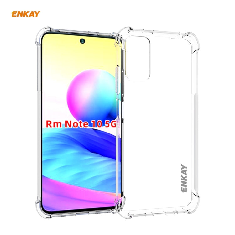 ENKAY Hat-Prince Clear TPU Shockproof Case Soft Anti-slip Cover, For Motorola Moto G60 / G40 Fusion, For Motorola Moto G50, For OnePlus 9R, For Sony Xperia 5 III, For Sony Xperia 10 III, For Honor Play 20, For Xiaomi Mi 11 Pro, For Xiaomi Mi 11 Lite 5G