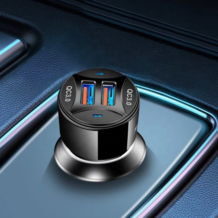 TE-092 36W Dual QC3.0 USB Fast Car Charger, Car Charger