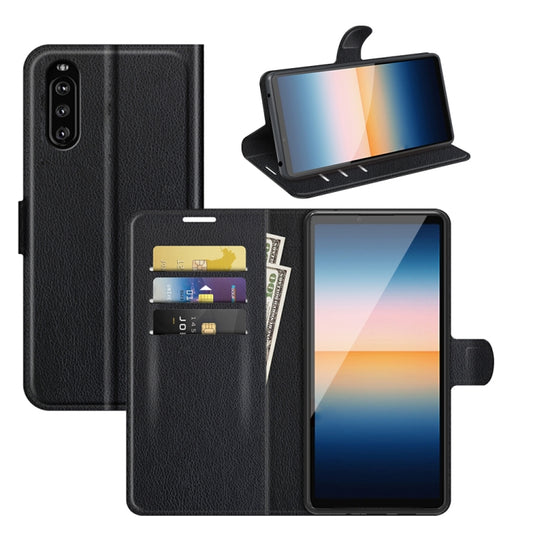 For Sony Xperia 10 III Litchi Texture Horizontal Flip Protective Case with Holder & Card Slots & Wallet, For Sony Xperia 10 III