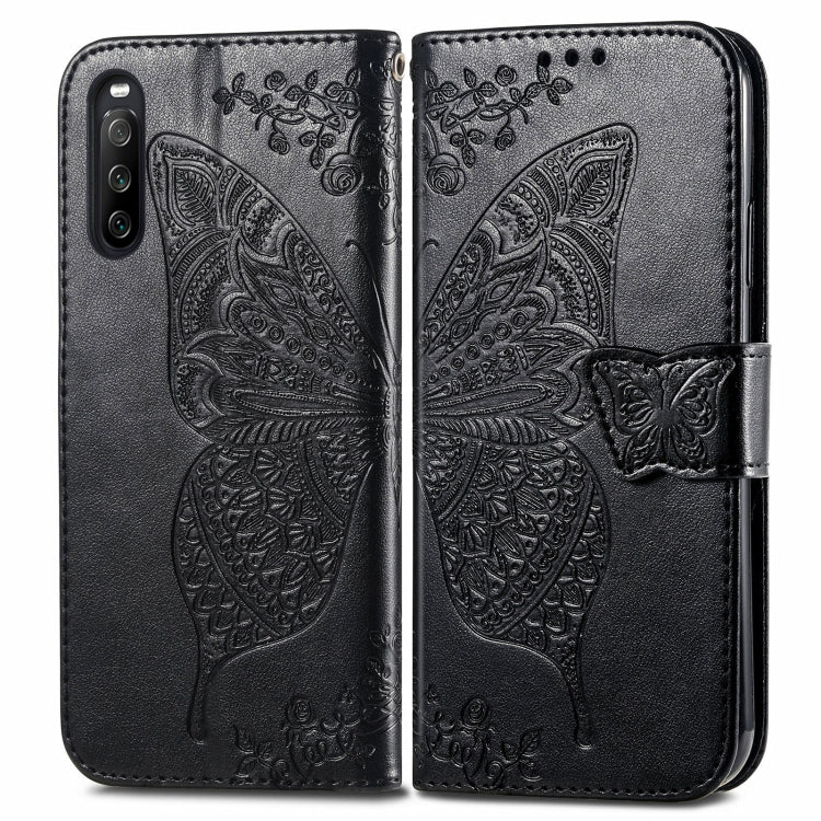 Butterfly Love Flowers Embossed Horizontal Flip Leather Case with Holder & Card Slots & Wallet & Lanyard, For Sony Xperia 10 III, For OPPO Realme 8 / 8 Pro, For Realme V13 5G/ 8 5G / Q3i 5G / Q3 5G, For OPPO A94 4G