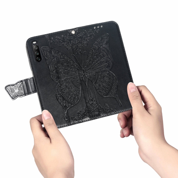 Butterfly Love Flowers Embossed Horizontal Flip Leather Case with Holder & Card Slots & Wallet & Lanyard, For Sony Xperia 10 III, For OPPO Realme 8 / 8 Pro, For Realme V13 5G/ 8 5G / Q3i 5G / Q3 5G, For OPPO A94 4G