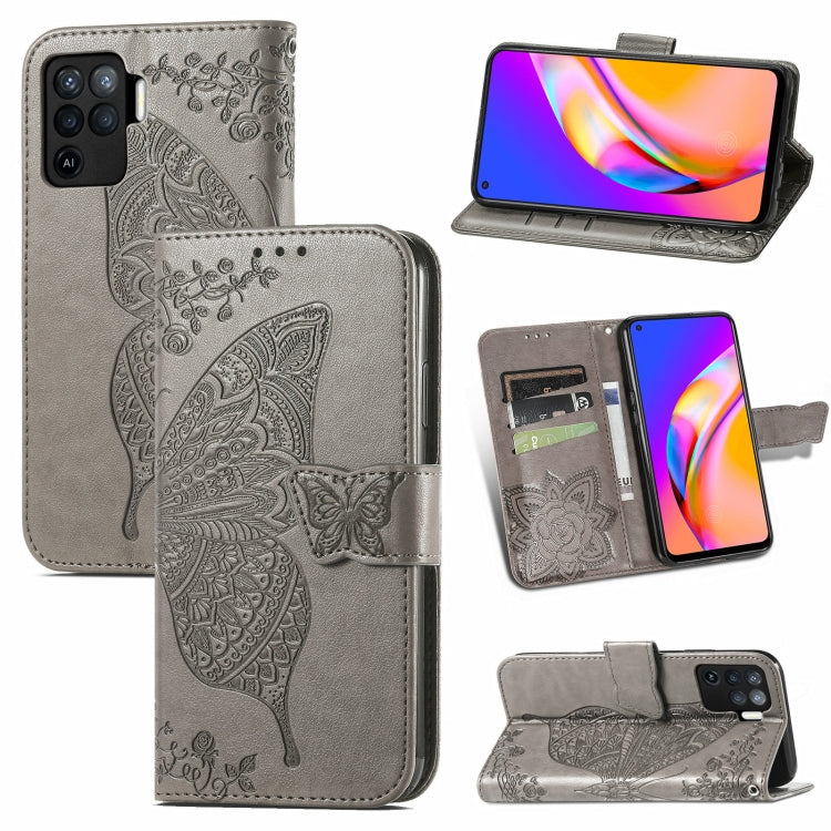 Butterfly Love Flowers Embossed Horizontal Flip Leather Case with Holder & Card Slots & Wallet & Lanyard, For Sony Xperia 10 III, For OPPO Realme 8 / 8 Pro, For Realme V13 5G/ 8 5G / Q3i 5G / Q3 5G, For OPPO A94 4G