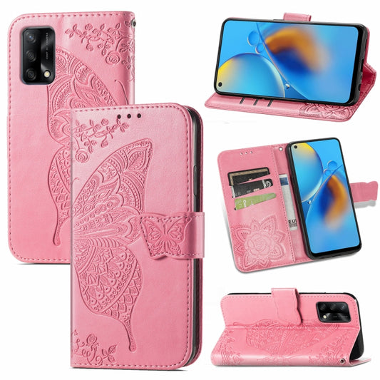 Butterfly Love Flower Embossed Horizontal Flip Leather Case with Bracket / Card Slot / Wallet / Lanyard, For OPPO F19  4G/ A74 4G, For Nokia 6.3, For LG Stylo 7 4G