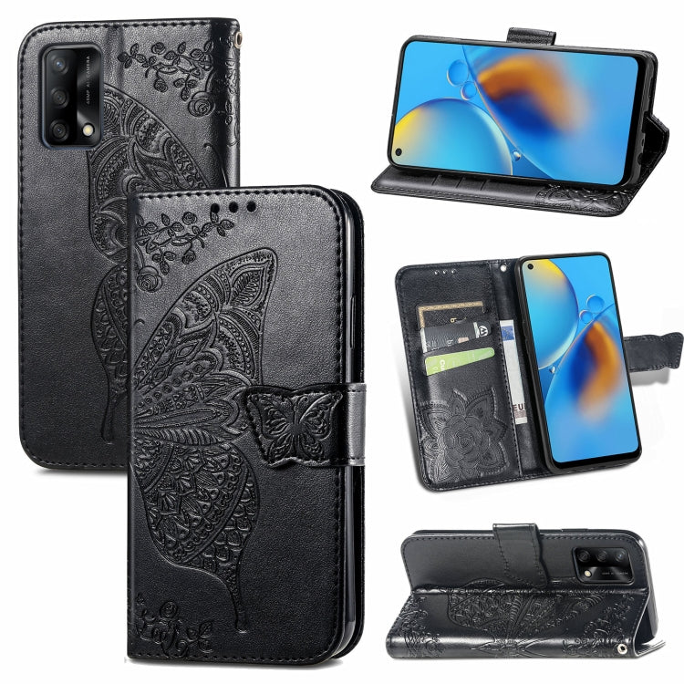 Butterfly Love Flower Embossed Horizontal Flip Leather Case with Bracket / Card Slot / Wallet / Lanyard, For OPPO F19  4G/ A74 4G, For Nokia 6.3, For LG Stylo 7 4G