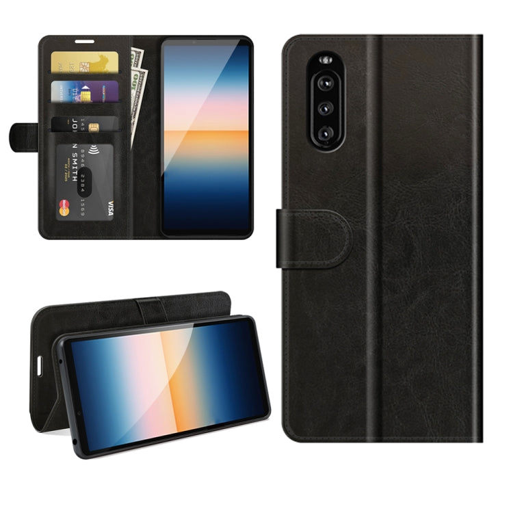 For Sony Xperia 10 III R64 Texture Single Horizontal Flip Protective Case with Holder & Card Slots & Wallet& Photo Frame, For Sony Xperia 10 III