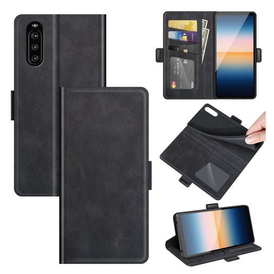 For Sony Xperia 10 III Dual-side Magnetic Buckle Horizontal Flip Leather Case with Holder & Card Slots & Wallet, For Sony Xperia 10 III