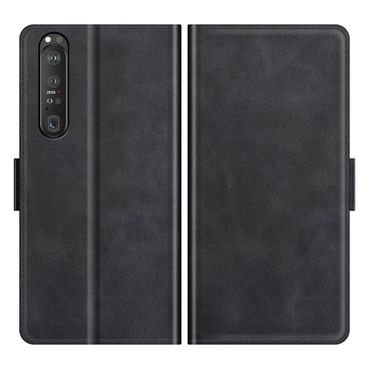 For Sony Xperia 1 III Dual-side Magnetic Buckle Horizontal Flip Leather Case with Holder & Card Slots & Wallet, For Sony Xperia 1 III