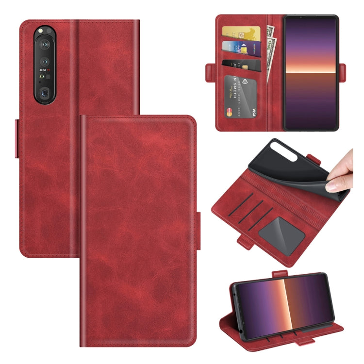 For Sony Xperia 1 III Dual-side Magnetic Buckle Horizontal Flip Leather Case with Holder & Card Slots & Wallet, For Sony Xperia 1 III