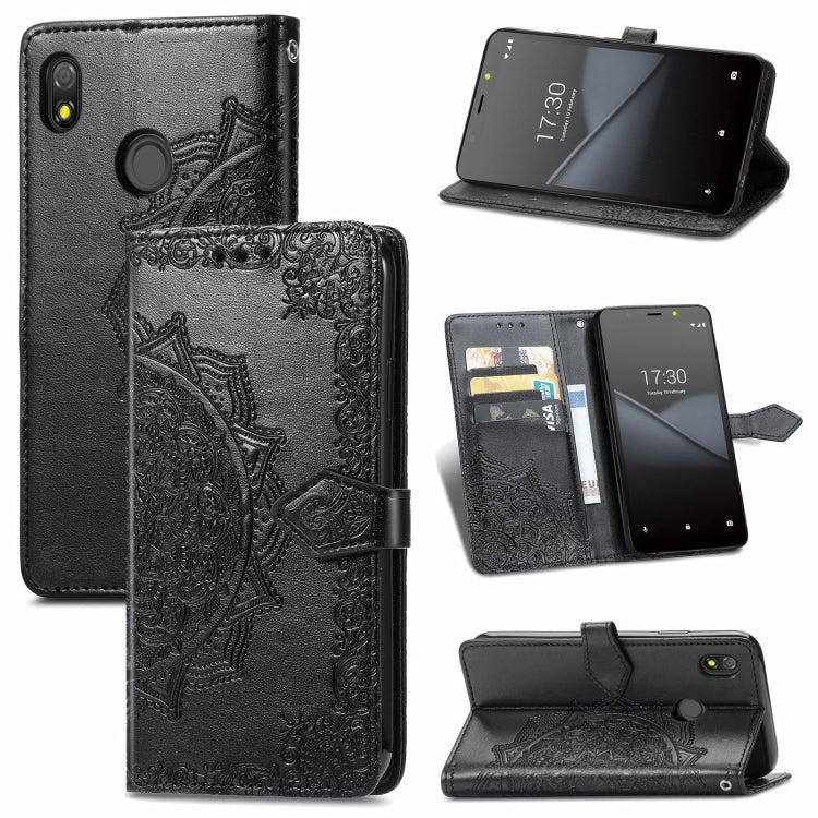 Mandala Flower Embossed Horizontal Flip Leather Case with Bracket / Card Slot / Wallet / Lanyard, For Nokia X10, For Sony Xperia Ace II, For TECNO Pop 3, For Sharp R6, For ZTE 30 Ultra 5G