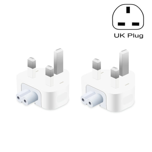 2 PCS XJ01 Power Adapter for iPad 10W 12W Charger & MacBook Series Charger, UK Plug, UK Plug