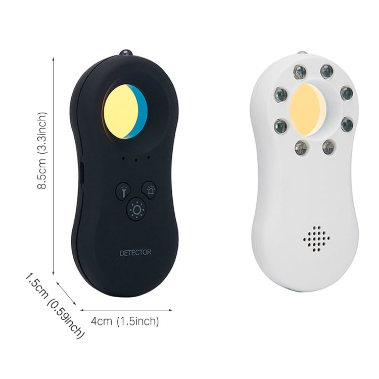 Hotel Anti-Spy Monitoring Detector Portable Monitor Camera Alarm Flashlight Anti-theft Home Infrared Detector, TCQ01