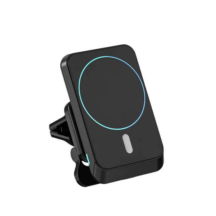 W-987 Magnetic Suction 15W Wireless Charger Car Air Outlet Bracket for iPhone 12 Series and other Smart Phones, W-987