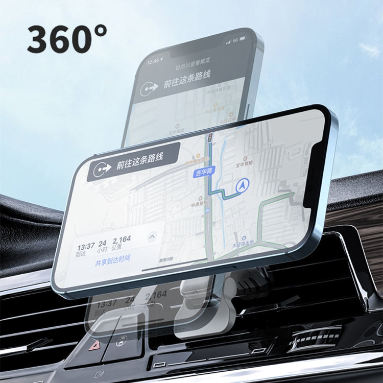 W-987 Magnetic Suction 15W Wireless Charger Car Air Outlet Bracket for iPhone 12 Series and other Smart Phones, W-987