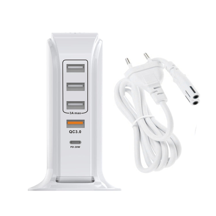 PD-36W PD3.0 + QC3.0 4-port USB Mobile Phone Charging Sailboat Multi Port Charger,, EU Plug, AU Plug, UK Plug, US Plug