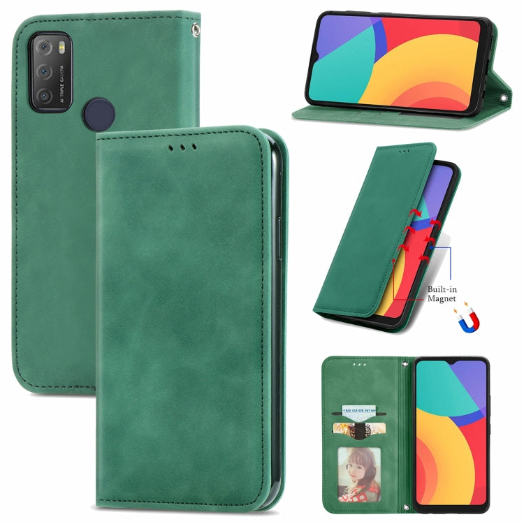 Retro Skin Feel Business Magnetic Horizontal Flip Leather Case with Holder & Card Slots & Wallet & Photo Frame, For Asus Zenfone 8 Flip, For Alcatel 1S 2021, For ZTE Nubia Z30 Pro, For ZTE Axon 30 5G