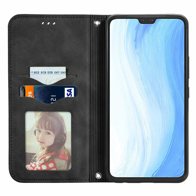 Retro Skin Feel Business Magnetic Horizontal Flip Leather Case with Holder & Card Slots & Wallet & Photo Frame, For vivo S7, For vivo S7 E, For LG Velvet 2 Pro, For Huawei Bova 8 SE Youth, For Blackview A100