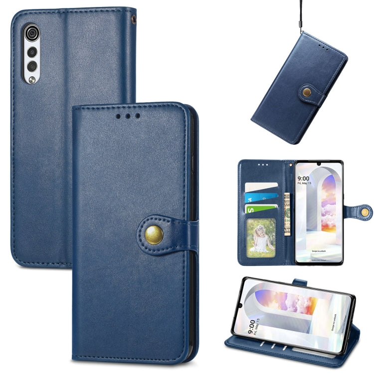 Solid Color Leather Buckle Phone Case with Lanyard & Photo Frame & Card Slot & Wallet & Stand Function, For Motorola Edge 20 Lite, For Motorola Edge 20 Pro, For Motorola Edge 20, For Google Pixel 5a 5G, For Huawei Nova 8 SE Youth, For LG Velvet 2 Pro