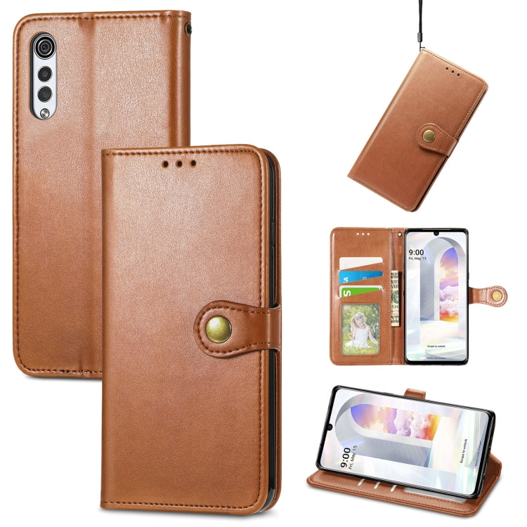 Solid Color Leather Buckle Phone Case with Lanyard & Photo Frame & Card Slot & Wallet & Stand Function, For Motorola Edge 20 Lite, For Motorola Edge 20 Pro, For Motorola Edge 20, For Google Pixel 5a 5G, For Huawei Nova 8 SE Youth, For LG Velvet 2 Pro