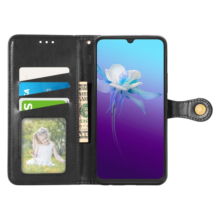 Solid Color Leather Buckle Phone Case with Lanyard & Photo Frame & Card Slot & Wallet & Stand Function, For vivo V20 2021, For vivo V21 5G, For Wiko Y61, For Xiaomi Redmi 10, For Asus Zenfone 8 Flip, For Huawei Maimang 10 SE