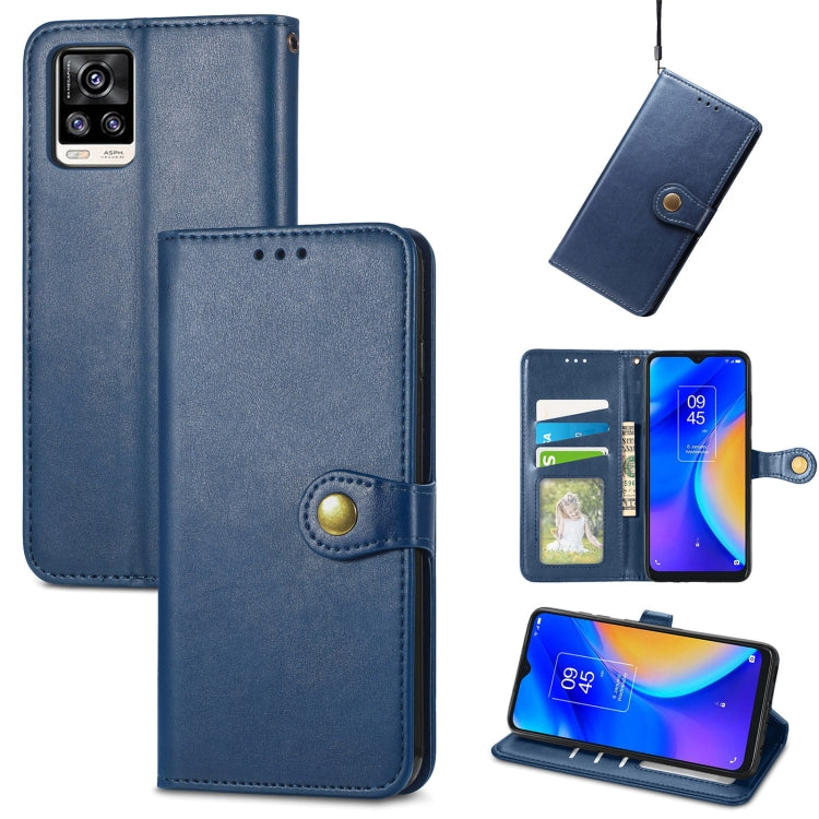 Solid Color Leather Buckle Phone Case with Lanyard & Photo Frame & Card Slot & Wallet & Stand Function, For vivo V20 2021, For vivo V21 5G, For Wiko Y61, For Xiaomi Redmi 10, For Asus Zenfone 8 Flip, For Huawei Maimang 10 SE