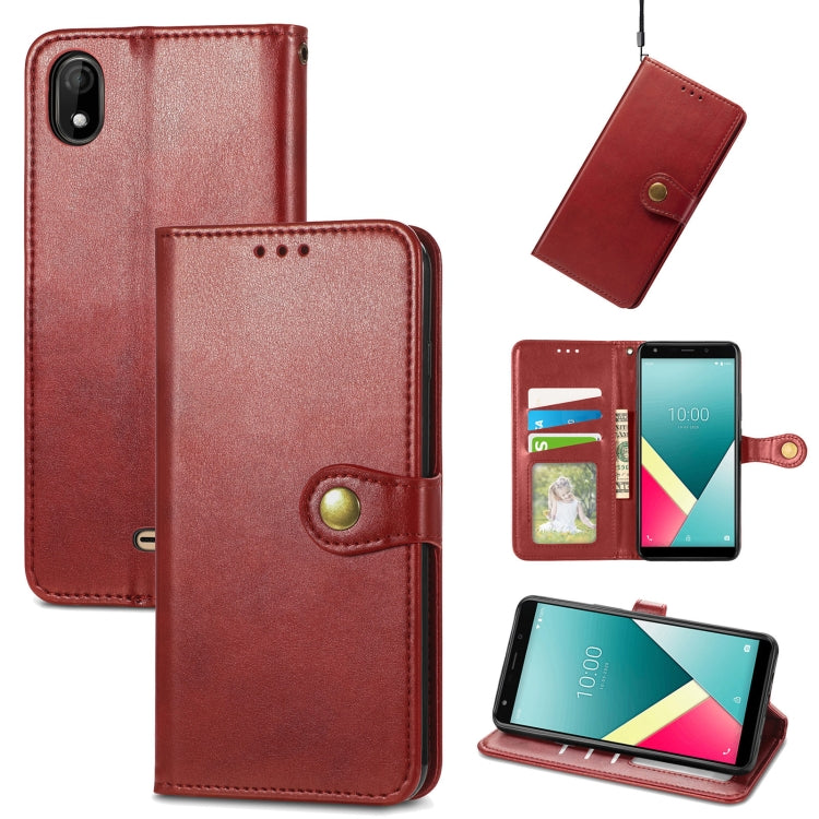 Solid Color Leather Buckle Phone Case with Lanyard & Photo Frame & Card Slot & Wallet & Stand Function, For vivo V20 2021, For vivo V21 5G, For Wiko Y61, For Xiaomi Redmi 10, For Asus Zenfone 8 Flip, For Huawei Maimang 10 SE