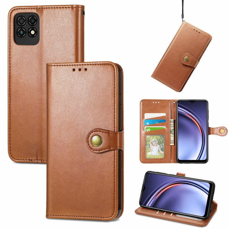 Solid Color Leather Buckle Phone Case with Lanyard & Photo Frame & Card Slot & Wallet & Stand Function, For vivo V20 2021, For vivo V21 5G, For Wiko Y61, For Xiaomi Redmi 10, For Asus Zenfone 8 Flip, For Huawei Maimang 10 SE