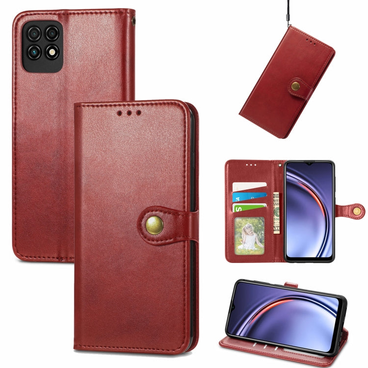 Solid Color Leather Buckle Phone Case with Lanyard & Photo Frame & Card Slot & Wallet & Stand Function, For vivo V20 2021, For vivo V21 5G, For Wiko Y61, For Xiaomi Redmi 10, For Asus Zenfone 8 Flip, For Huawei Maimang 10 SE