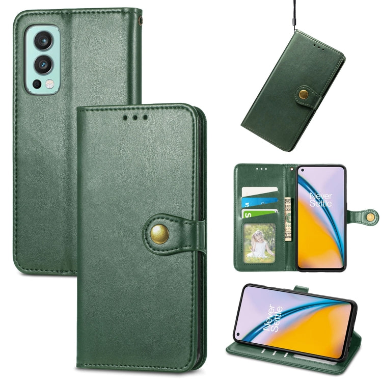 Solid Color Leather Buckle Phone Case with Lanyard & Photo Frame & Card Slot & Wallet & Stand Function, For Nokia C01 Plus, For Nokia XR 20, For OnePlus Nord 2