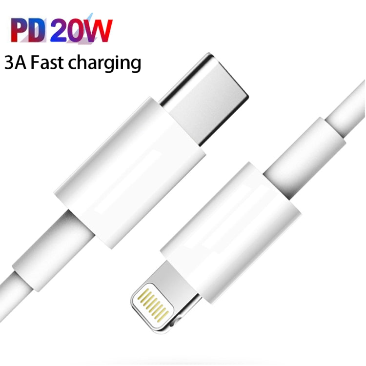 PD20W USB-C / Type-C to 8 Pin PD Fast Charging Sync Data Cable for iPhone 13 / 12 Series, 1m, 1.5m, 2m