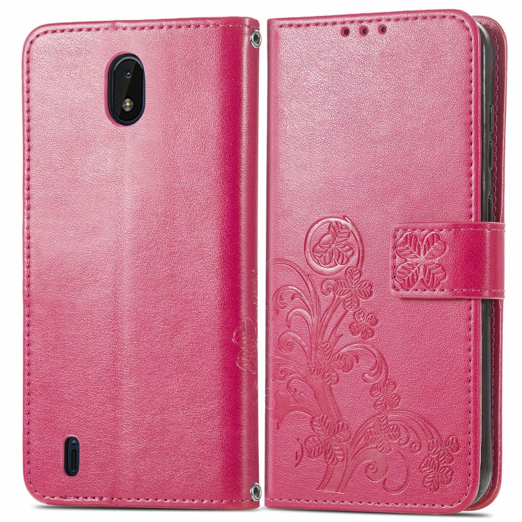 Four-leaf Clasp Embossed Buckle Mobile Phone Protection Leather Case with Lanyard & Card Slot & Wallet & Bracket Function, For Nokia C01 Plus, For Huawei Maimang 10 SE, For Asus Zenfone 8 Flip, For Alcatel 1S 2021, For Wiko Y61, For vivo S7