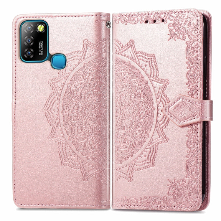 Mandala Embossing Pattern Horizontal Flip Leather Case with Holder & Card Slots & Wallet & Lanyard, For Infinix Smart 5, For LG Velvet 2 Pro, For Motorola Moto G60S, For Motorola Edge 20 Lite