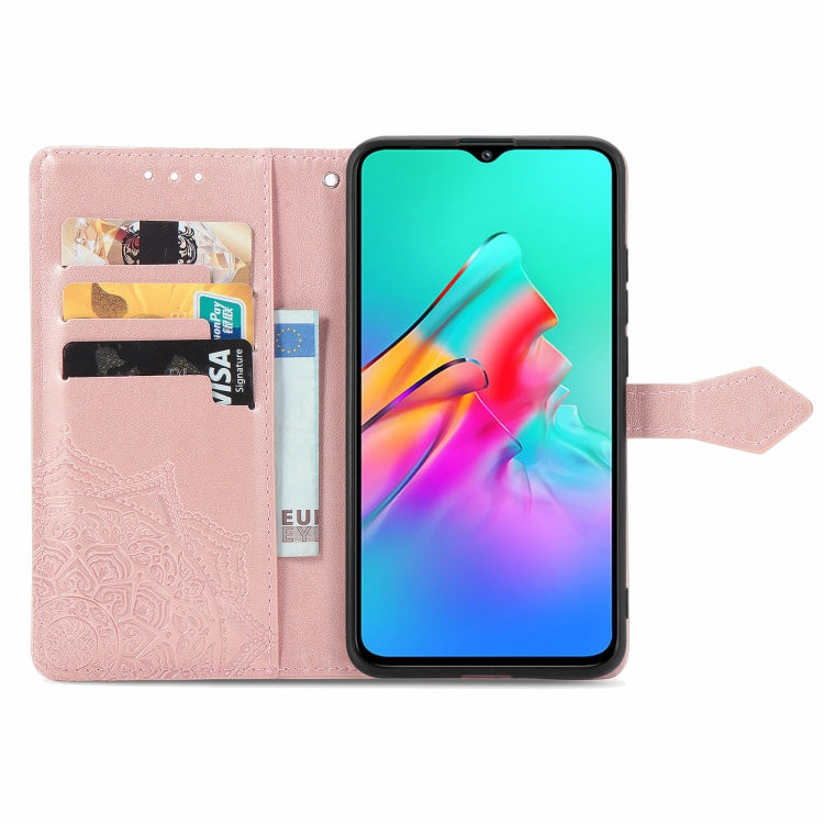 Mandala Embossing Pattern Horizontal Flip Leather Case with Holder & Card Slots & Wallet & Lanyard, For Infinix Smart 5, For LG Velvet 2 Pro, For Motorola Moto G60S, For Motorola Edge 20 Lite