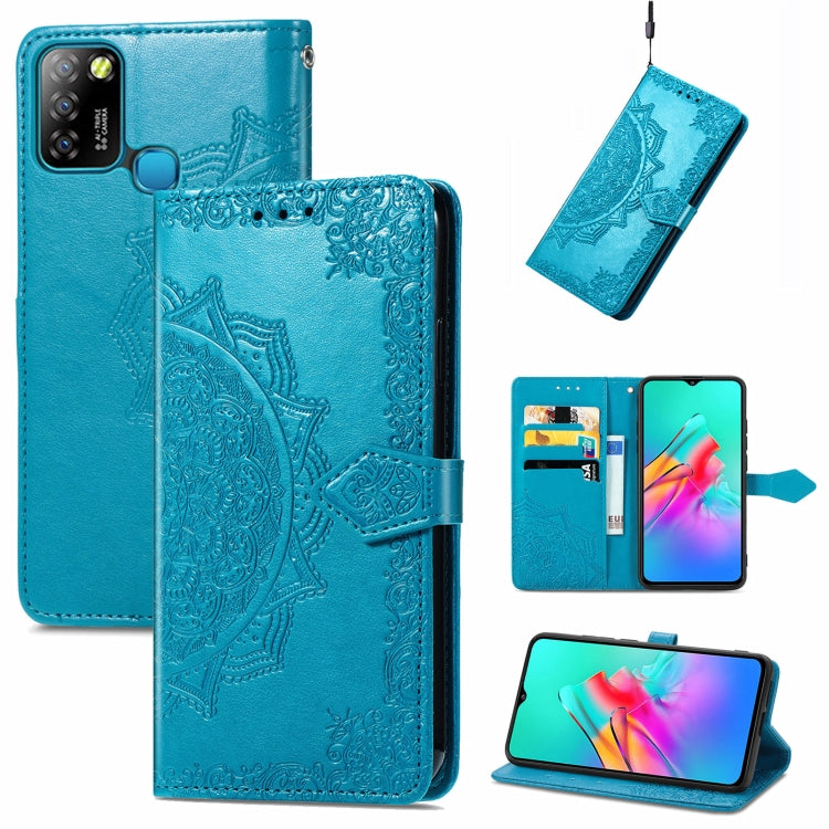 Mandala Embossing Pattern Horizontal Flip Leather Case with Holder & Card Slots & Wallet & Lanyard, For Infinix Smart 5, For LG Velvet 2 Pro, For Motorola Moto G60S, For Motorola Edge 20 Lite