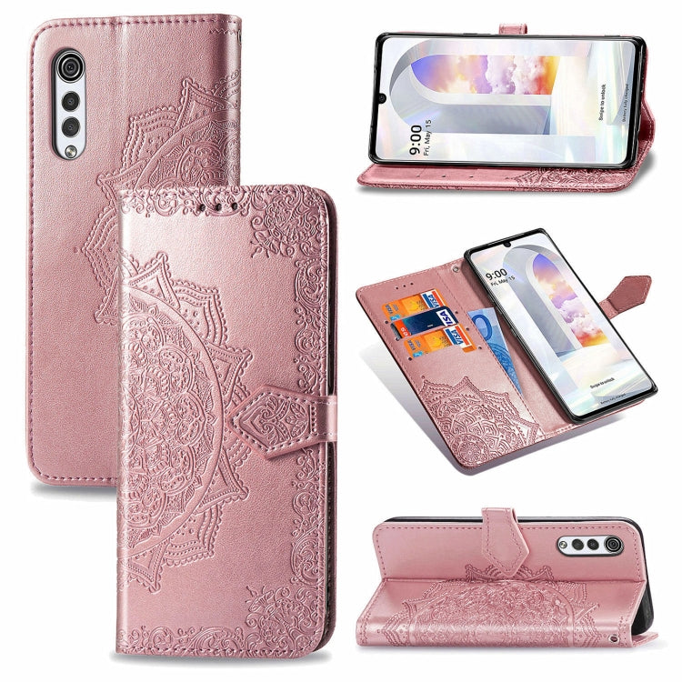 Mandala Embossing Pattern Horizontal Flip Leather Case with Holder & Card Slots & Wallet & Lanyard, For Infinix Smart 5, For LG Velvet 2 Pro, For Motorola Moto G60S, For Motorola Edge 20 Lite
