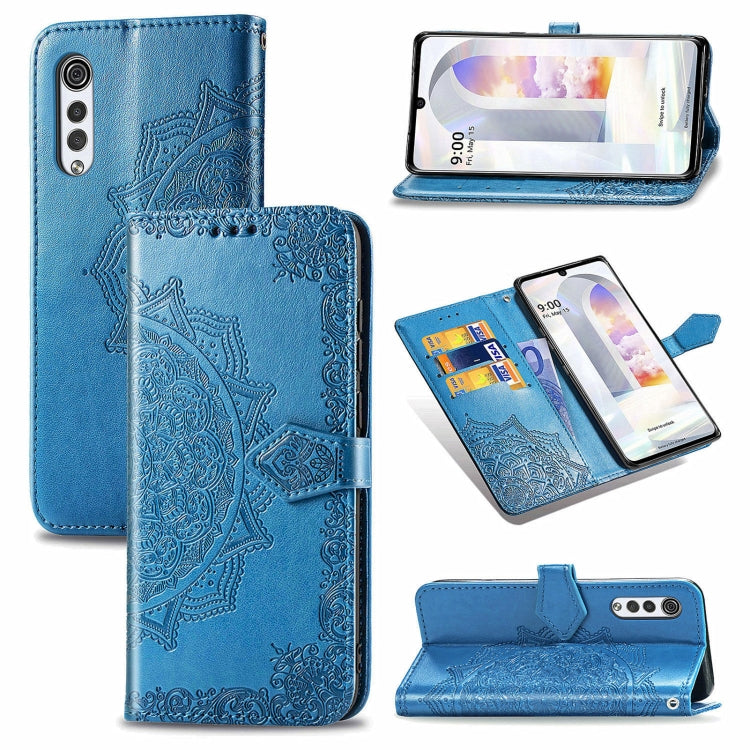 Mandala Embossing Pattern Horizontal Flip Leather Case with Holder & Card Slots & Wallet & Lanyard, For Infinix Smart 5, For LG Velvet 2 Pro, For Motorola Moto G60S, For Motorola Edge 20 Lite